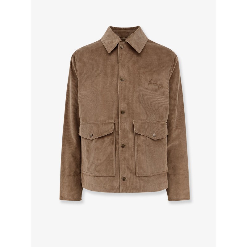 Corduroy jacket with Logo embroidery