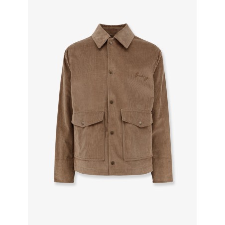 Corduroy jacket with Logo embroidery