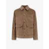 Corduroy jacket with Logo embroidery