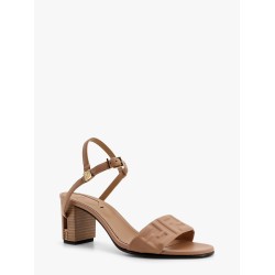 Delfina leather sandals with ff motif
