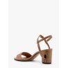 Delfina leather sandals with ff motif