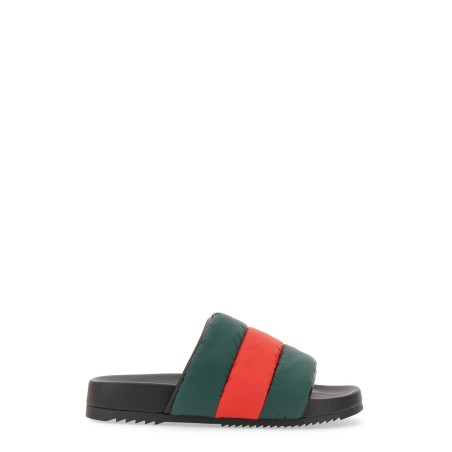 SLIDER SANDAL WITH WEB RIBBON