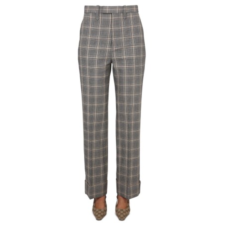 PANTS WITH PRINCE OF WALES PATTERN