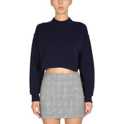 WOOL AND CASHMERE CREW NECK SWEATER