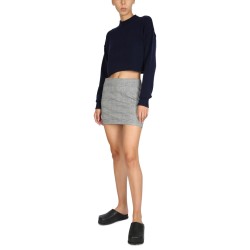 WOOL AND CASHMERE CREW NECK SWEATER