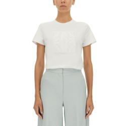 T-SHIRT WITH LOGO PATCH