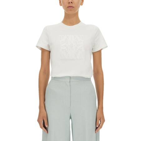 T-SHIRT WITH LOGO PATCH