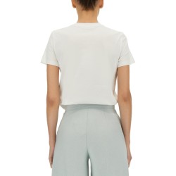 T-SHIRT WITH LOGO PATCH