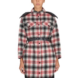 REVERSIBLE PADDED SHIRT DRESS