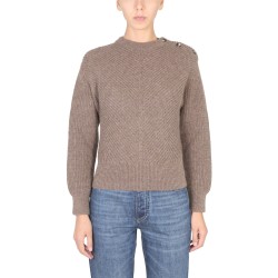 ALPACA KNIT WITH CHEVRON PATTERN