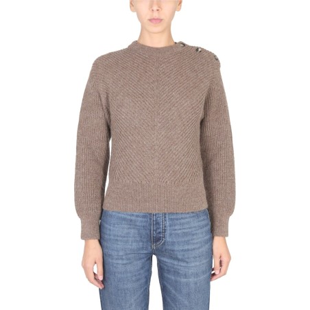 ALPACA KNIT WITH CHEVRON PATTERN