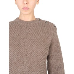 ALPACA KNIT WITH CHEVRON PATTERN