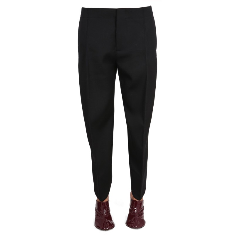 COMPACT WOOL PANTS