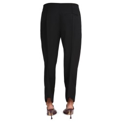 COMPACT WOOL PANTS