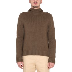 TEXTURED JERSEY WITH HOOD