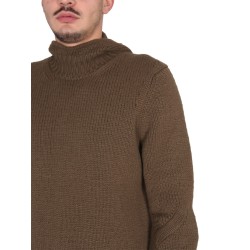 TEXTURED JERSEY WITH HOOD