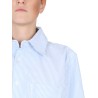 SHIRT WITH CURVED BACK