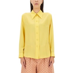 CREPE DE CHINE AND SILK SHIRT