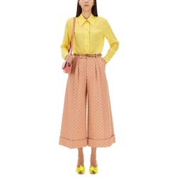 CREPE DE CHINE AND SILK SHIRT
