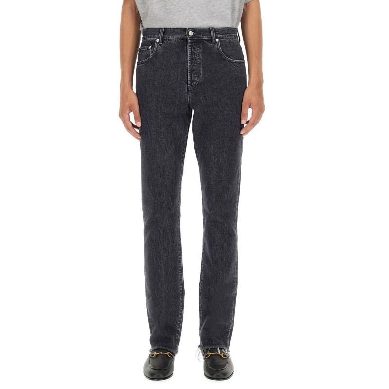 DENIM PANTS WITH LABEL