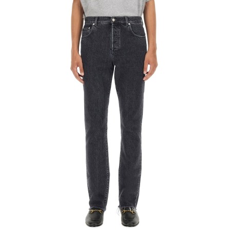 DENIM PANTS WITH LABEL