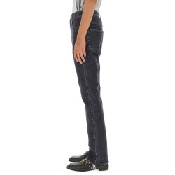 DENIM PANTS WITH LABEL