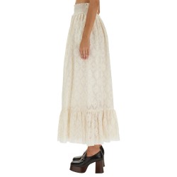 FLORAL BRODERIE ANGLAISE SKIRT