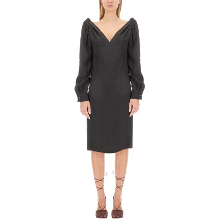 VISCOSE MIDI DRESS