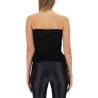 CREPE JERSEY BUSTIER