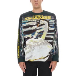 SWAN PRINT T-SHIRT