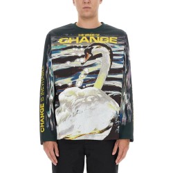 SWAN PRINT T-SHIRT