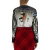SWAN PRINT SWEATER