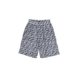 fringed print bermuda shorts