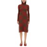CHECK WOOL BLEND DRESS