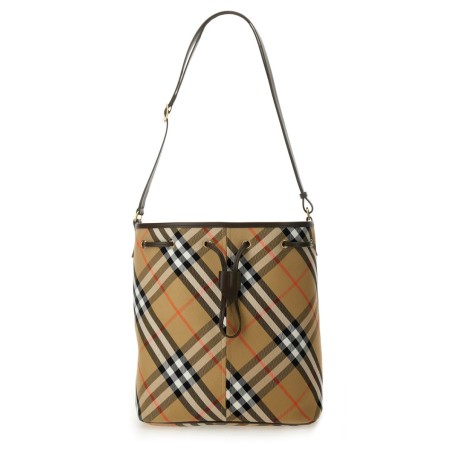 CHECK BUCKET BAG