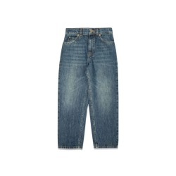 ju pants eco washed denim/ dark blue/mix