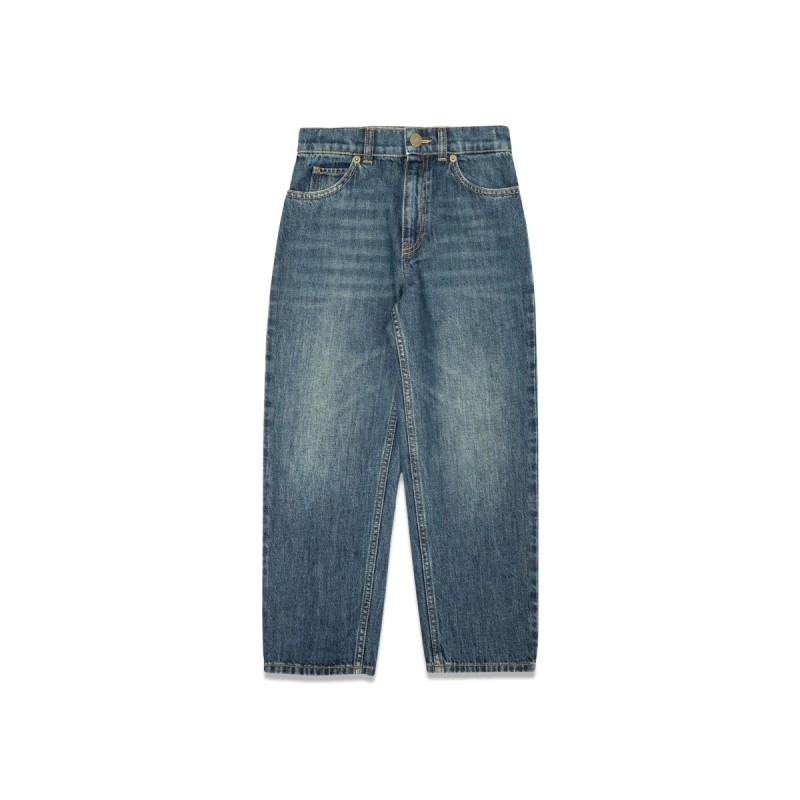 ju pants eco washed denim/ dark blue/mix