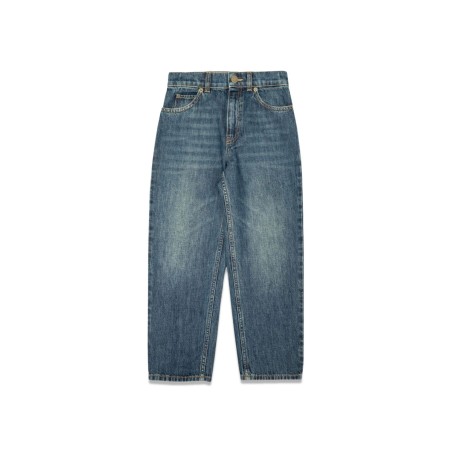 ju pants eco washed denim/ dark blue/mix