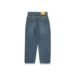 ju pants eco washed denim/ dark blue/mix