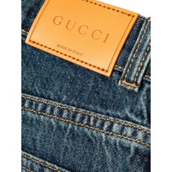 ju pants eco washed denim/ dark blue/mix