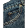 ju pants eco washed denim/ dark blue/mix