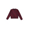j l/s crew neck wo gucci jacqu/ ultramarine/red