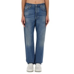 JEANS WITH LOGO DETAIL
