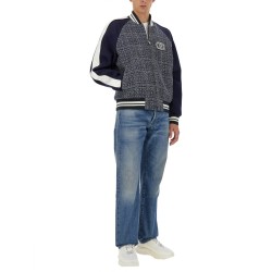 BOMBER JACKET WITH "VLOGO SIGNATURE" PATCH