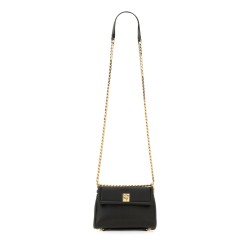 NAPPA LEATHER "VLOGO" SHOULDER BAG