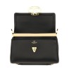 NAPPA LEATHER "VLOGO" SHOULDER BAG