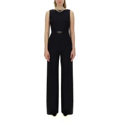 JUMPSUIT WITH V DETAIL