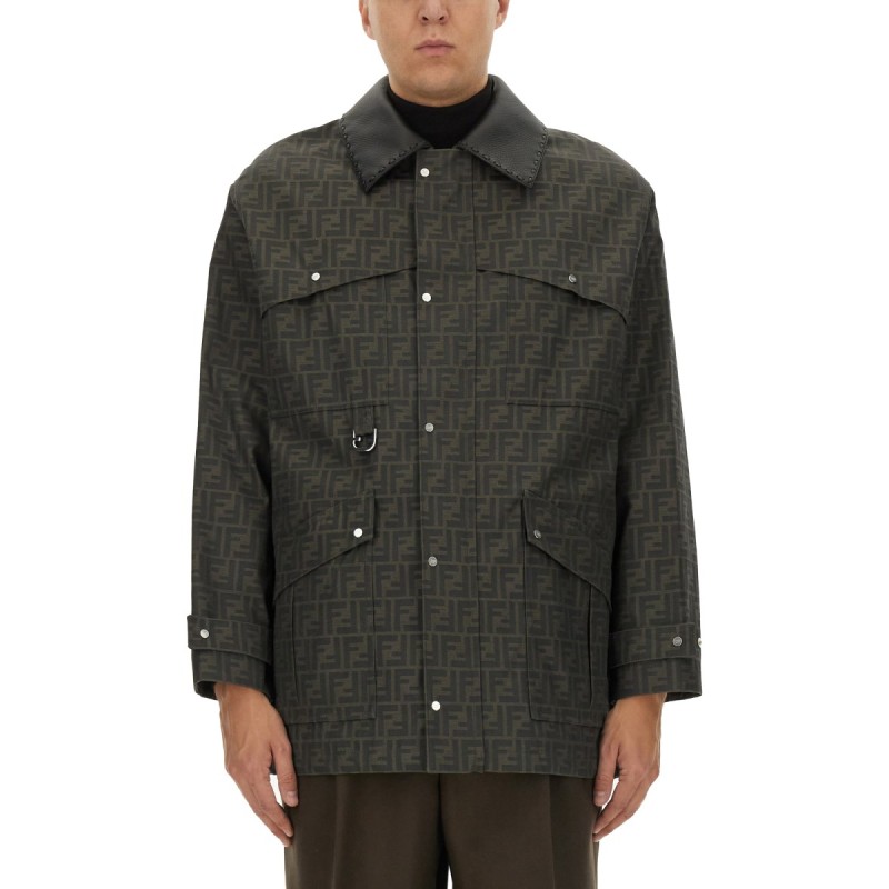 BLOUSON IN JACQUARD "FF"