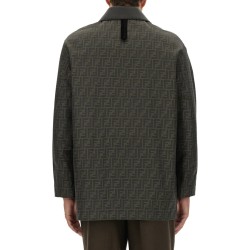BLOUSON IN JACQUARD "FF"