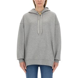 SWEATSHIRT WITH V DETAIL